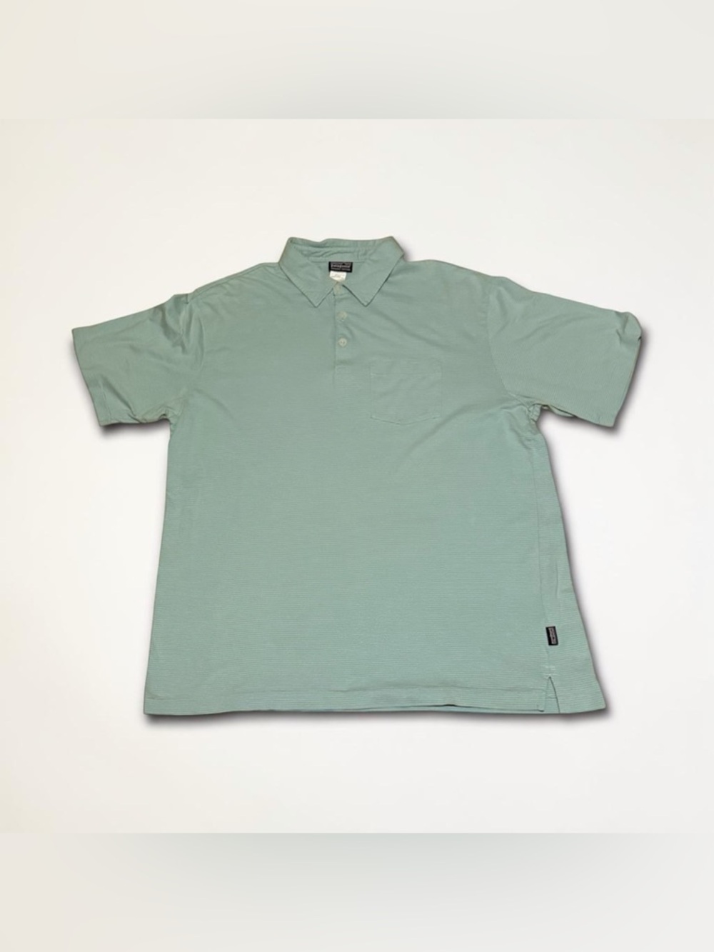 PATAGONIA POLO SHIRT MINT GREEN NEW MEN’S LARGE